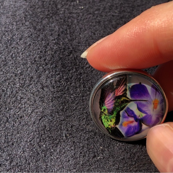 Snap Button Jewelry - Hummingbird Snap Button | NWOT